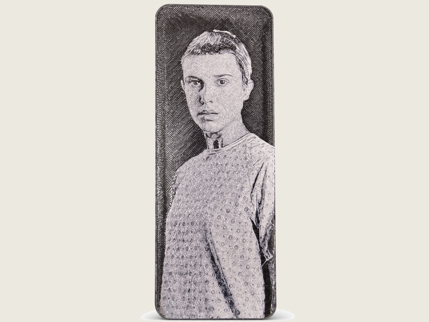 Custom bookmarks portrait plaque