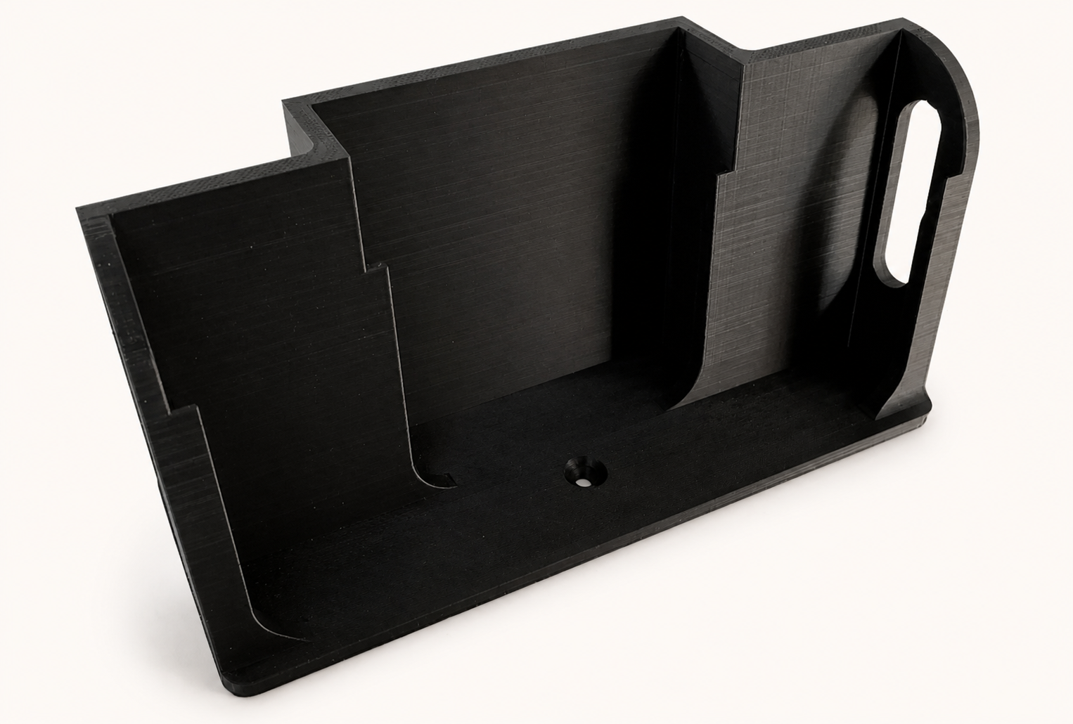 Black iPhone dash holder without a phone